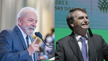 Lula e Bolsonaro em eventos em agosto de 2022. Foto: Ricardo Stuckert e CNA/Divulgação