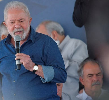 Lula em evento em Contagem (MG)