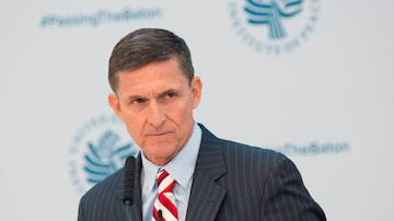 Michael Flynn foi conselheiro de segurança nacional de Trump. Foto: Chris Kleponis / AFP