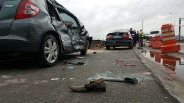 Atropelamento aconteceu na madrugada deste sábado (30) na Marginal Tietê. Foto: Martins/Sigma Press