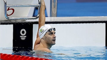 Léo de Deus termina na sexta colocação final dos 200m borboleta nos Jogos Olímpicos de Tóquio. Foto: Satiro Sodré/Cbda