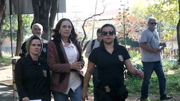 Andrea Neves, irmã do senador Aécio Neves,é presa em Belo Horizonte, em 18 de maio de 2017. Foto: Denilton Dias / O Tempo