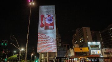 Festival de Luzes de São Paulo destaca conceito de economia circular com projeções. Foto: Taba Benedicto/Estadão