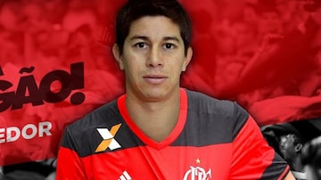 Conca ainda não estreou pelo Flamengo. Foto: Site oficial Flamengo