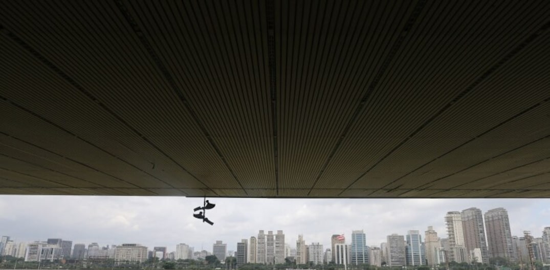 A bela vista do tradicional Jockey Club de São Paulo, vista da cidade mas aos sons de pássaros. Foto: Nilton Fukuda|Estadão