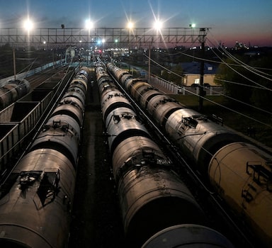 Dutos de petróleo russos em Omsk