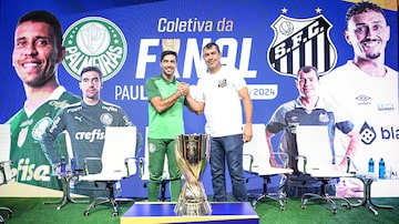Abel Ferreira e Fabio Carille se enfrentam na final do Paulistão. Foto: Rodrigo Corsi/Ag. Paulistão
