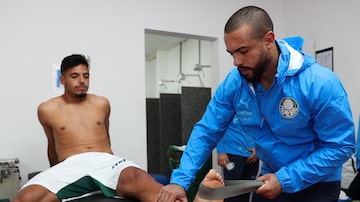 Gabriel Menino se machuca e está fora da temporada do Palmeiras. Foto: Fabio Menotti/Palmeiras