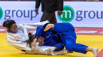 Ketleyn Quadros conqusitou a prata no Grand Slam da Geórgia de judô. Foto: Divulgação