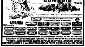 Cartaz de estreia do filmeComboiopublicado no Estadão em 12 de novembro de 1978. Foto: Acervo EstadÃ£o