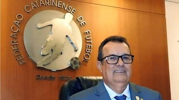 Rubens Angelotti, presidente da Federação Catarinense de Futebol. Foto: Site Oficial / Federação Catarinense de Futebol