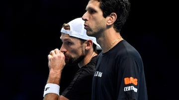 Marcelo Melo (direita) e Lukasz Kubot. Foto: Neil Hall/EFE