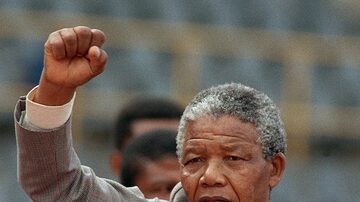 Nelson Mandela em foto de 1990. Foto: Trevor Samson / AFP