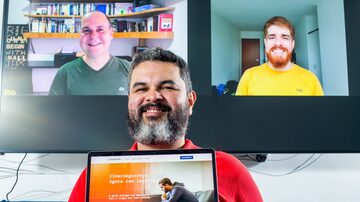 Tiago Assumpção, Josemando Sobral e Patrick Costa: trio da Unxpose quer democratizar a proteção digital. Foto: Unxpose/Divulgação 
