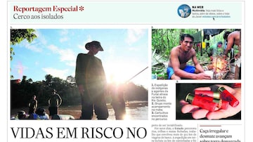 Reportagem que teveo indigenista Bruno Pereira como guia noEstadão de 30/4/2017. Foto: Acervo Estadão