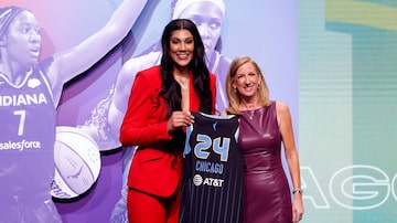 Kamilla Cardoso é selecionada na 3ª escolha do draft da WNBA e vai jogar pelo Chicago Sky. Foto: Sarah Stier/SARAH STIER