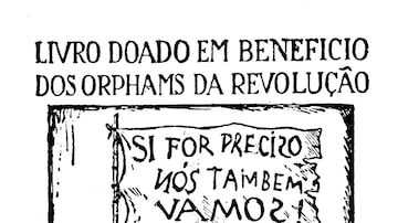Ex-Libris criado para campanha de leilão de livros raros em pró da Revolução Constitucionalista de 1932. Foto: José Wasth Rodrigues 