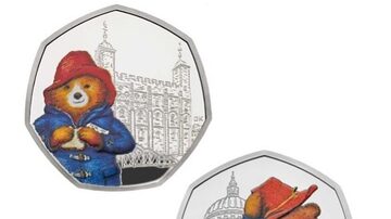 Para colecionadores, jogo de meodas de Paddington custa 60 libras. Foto: The Royal Mint