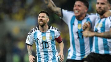 Messi. Foto: @Argentina/Twitter/Reprodução
