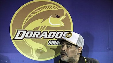Maradona deixou o comando do Dorados, do México. Foto: Rashide Frias/AFP