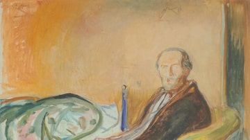 Edvard Munch pintou o quadro 'Autorretrato com a Gripe Espanhola' durante pandemia