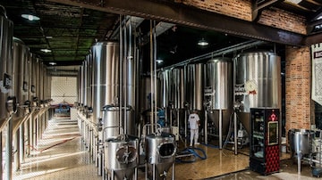 Dietilenoglicol foiutilizado no processo externo de resfriamento da produção na fábrica da cervejaria Backer. Foto: Backer