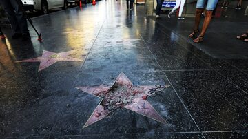 Austin Clay, acusado de destruir a estrela de Donald Trump na Calçada da Fama, disse que considera suas ações justificadas. Foto: Reed Saxton/AP