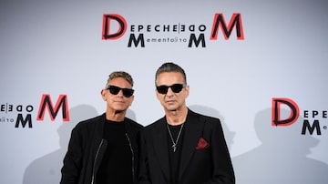 Dave Gahan e Martin Gore da banda britânica Depeche Mode. Foto: Ammegret Hilse/Divulgação