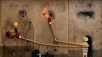 Como no romance de Wilson, o fogo é um mistério que intriga escritores e artistas, como o cineasta americano David Lynch, que fez série de esculturas sobre. Foto: David Lynch 