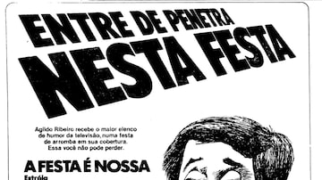 Publicidade do programaA Festa É Nossa, publicado no Estadão de 06/3/1983. Foto: Acervo/ Estadão