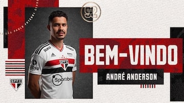 André Anderson é mais um reforço do São Paulo para a temporada 2022. Foto: Divulgação São Paulo