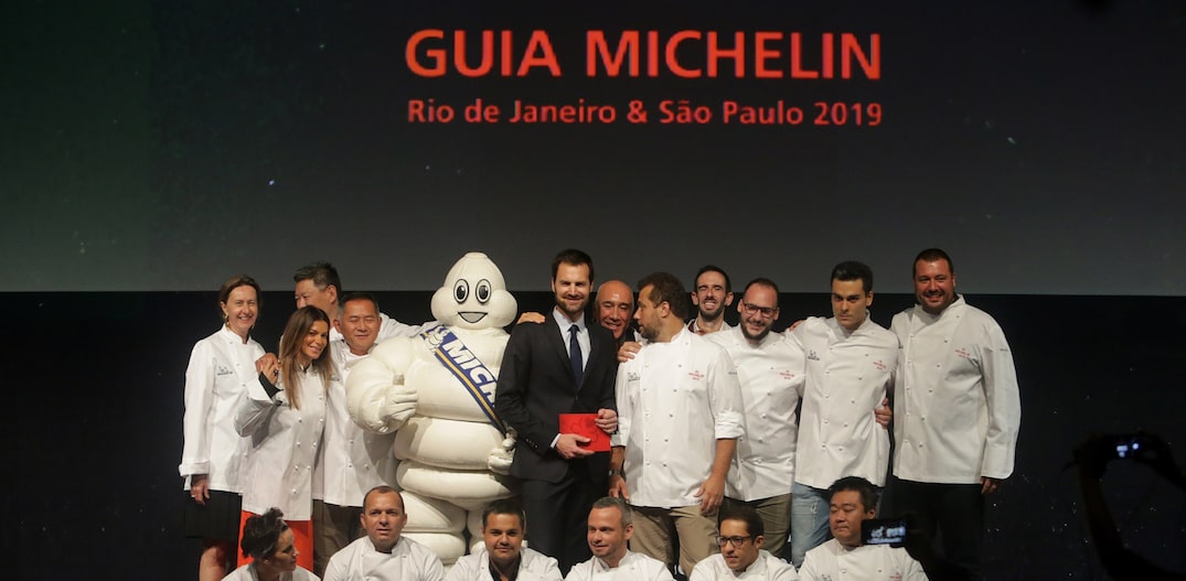 Chefs estrelados pela edição 2019 do GuiaMichelin. Foto: Nilton Fukuda/Estadão