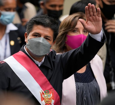 O presidente peruano, Pedro Castillo