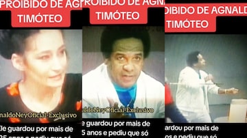 Vídeo 'proibido' de Agnaldo Timóteo. Foto: Reprodução de vídeo/Youtube/Canal do Ney Oficial