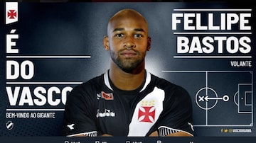 Fellipe Bastos conhece bem o clube de São Januário. Foto: Reprodução/ Twitter