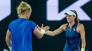 Luisa Stefani e Rafael Matos. Foto: Tennis Australia