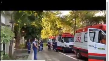 'Sirenaço' de ambulâncias homenageia médico da Samu morto por coronavírus. Foto: Facebook/Reprodução