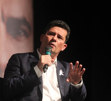 O ex-juiz Sergio Moro lança o livro Contra o sistema da corrupção