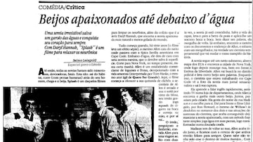 Resenha em 17 maio 1989. Foto: Acervo Estadão