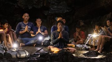 'Treze Vidas' mostra o resgate dos adolescentes que ficaram presos em uma caverna na Tailândia. Foto: Vince Valitutti/Metro Goldwyn Mayer Pictures via AP
