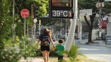 13-11-2023 - SAO PAULO - SP / CIDADES METROPOLE OE / CALOR - Termometro na Av. SumarÃ© marca 39 graus por volta das 16h30  -  FOTO - DANIEL TEIXEIRA/ESTADAO. Foto: Daniel Teixeira/Estadão