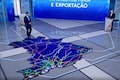 Flávio Bolsonaro e Lula, candidatos à Presidência da República, em debate na TV Globo