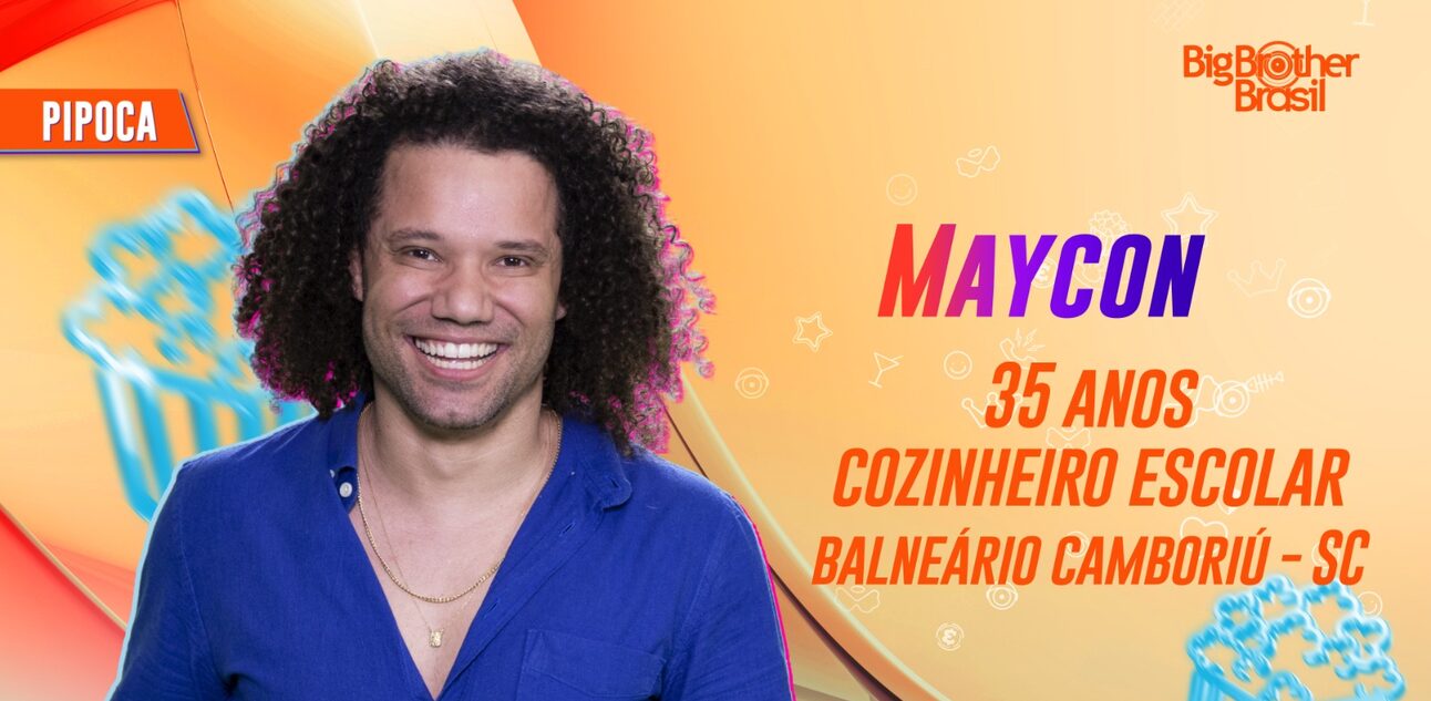 Maycon é o novo Pipoca anunciado no BBB 24. Foto: Divulgação/Rede Globo