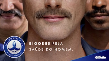 A iniciativa "bigodes pela saúde do homem" faz parte das ações da marca em comemoração ao Novembro Azul. Foto: Divulgação Gillette