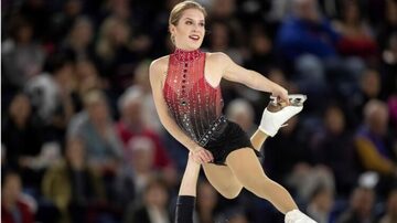 Ekaterina Alexandrovskaya, patinadora australiana que faleceu aos 20 anos. Foto: Geoff Robins / AFP