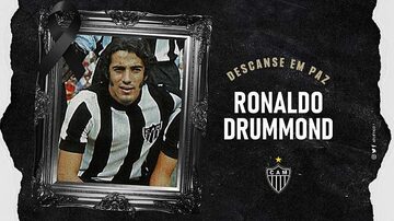 Morre Ronaldo Drumond, campeão por Atlético-MG, Palmeiras e Cruzeiro. Foto: Divulgação/Atlético-MG