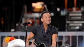 The Boss. Bruce Springsteen divide o Palco Mundo com a banda portuguesa Xutos & Pontapés. Foto: ANDER GILLENEA|AFP