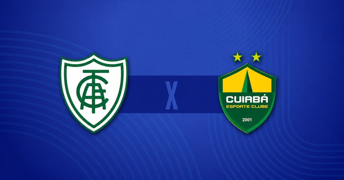 América-MG x Cuiabá na Série B: onde assistir ao vivo, horário e escalação