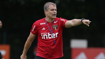 Diego Aguirre, técnico do São Paulo. Foto: Rubens Chiri / São Paulo