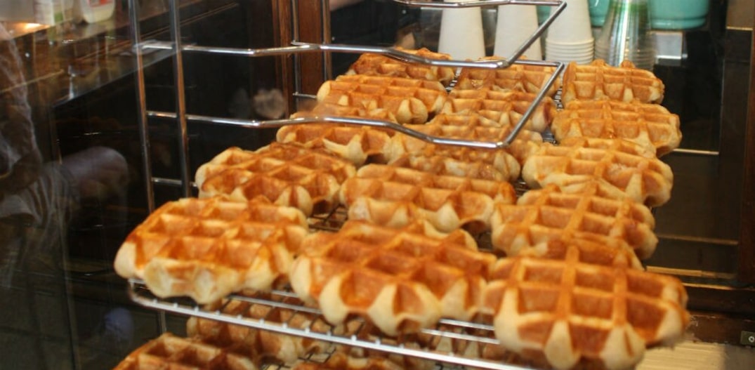 O Famoso waffle do Café Medina. Foto: Mônica Nobrega Estadão